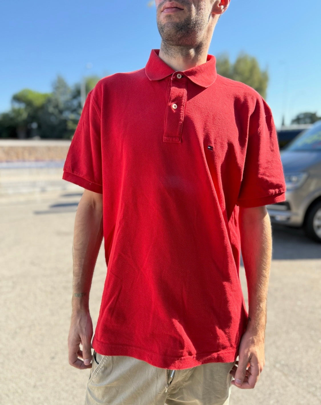 Polo Tommy Hilfiger Rojo