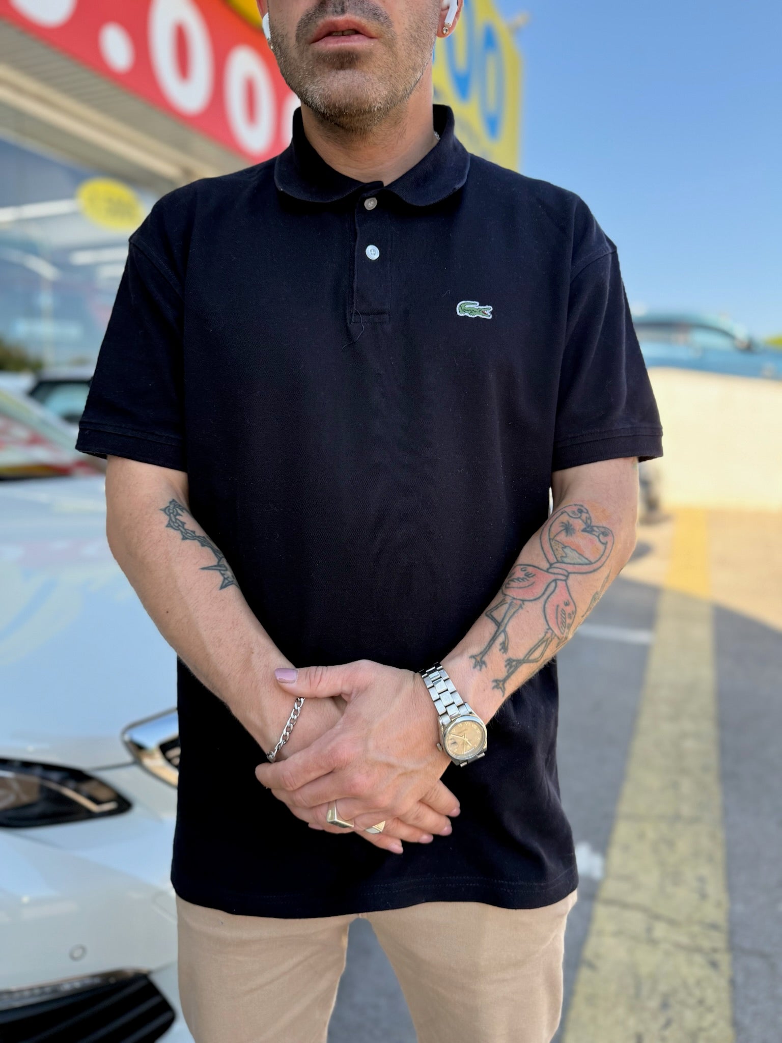 Polo Lacoste Negro