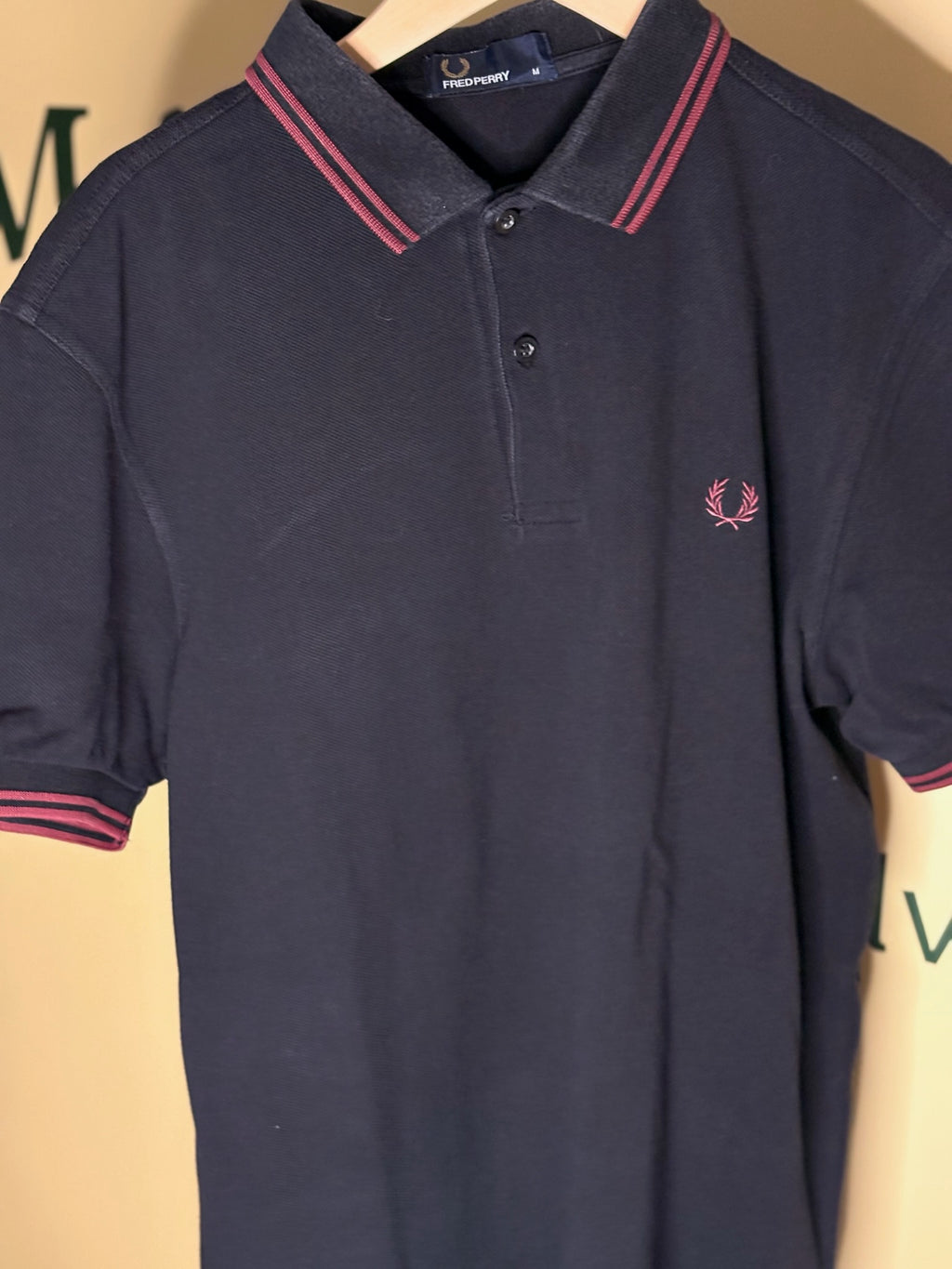 Polo Fred Perry Twin Tipped Azul Marino